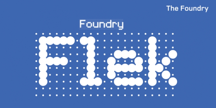 Foundry Flek font preview