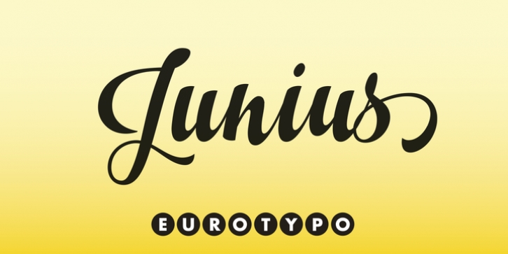 Junius font preview