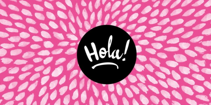 Hola font preview