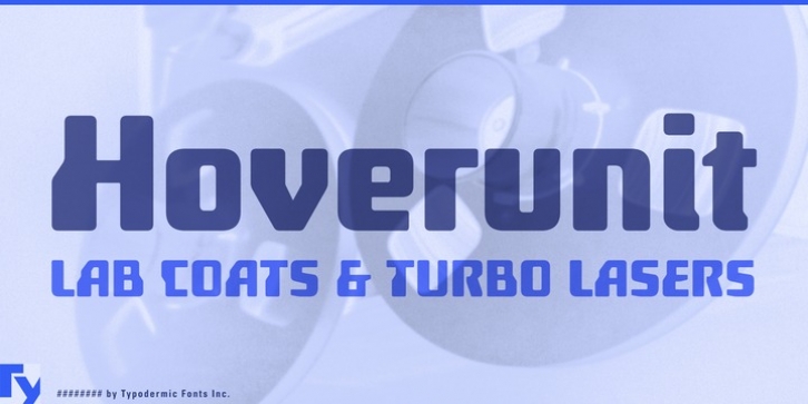Hoverunit font preview