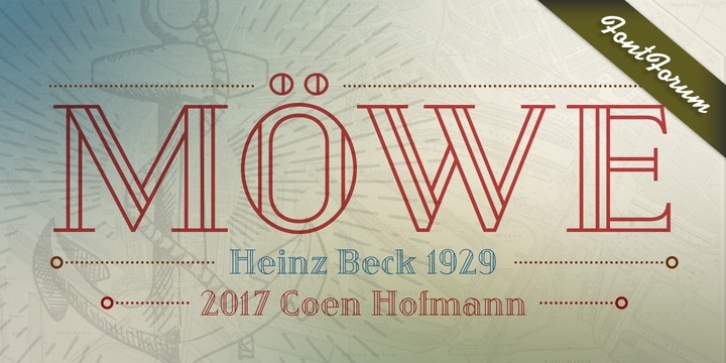 Moewe font preview