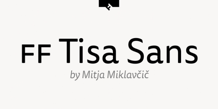 FF Tisa Sans font preview