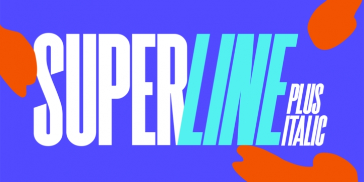 Superline font preview