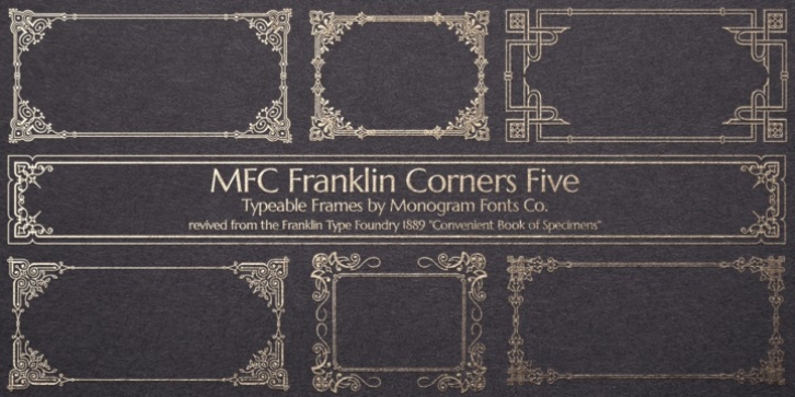 MFC Franklin Corners Five font preview