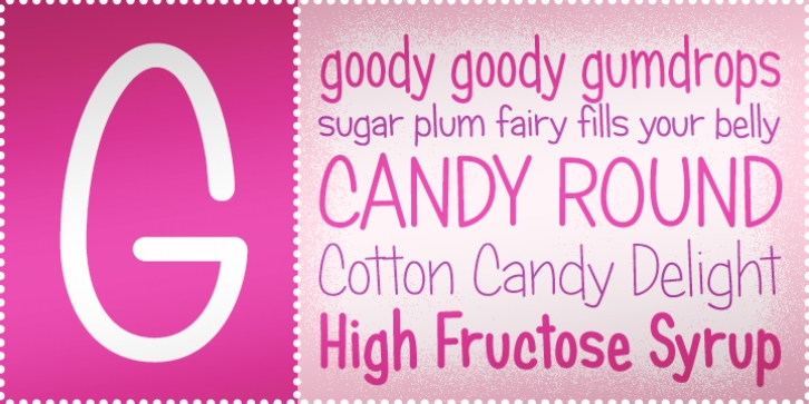 Candy Round BTN font preview