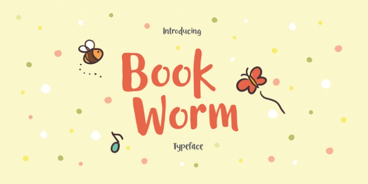 Book Worm font preview
