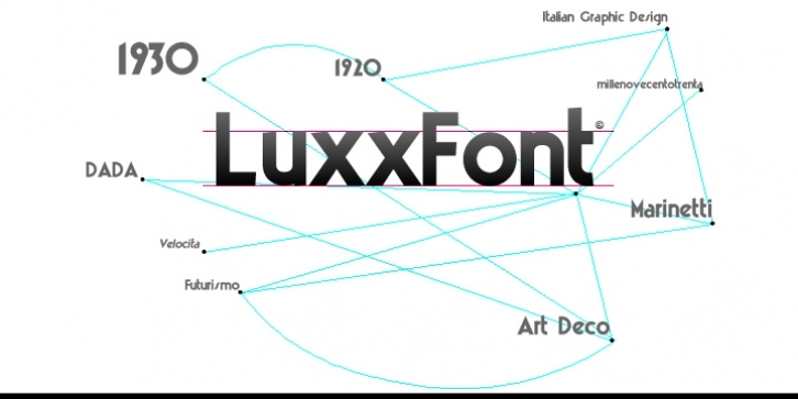Luxx font preview