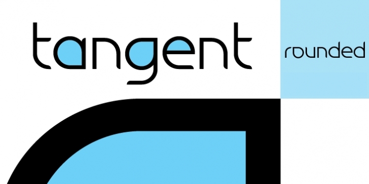 Tangent Rounded font preview