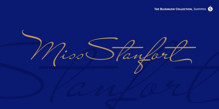 Miss Stanfort Pro font preview