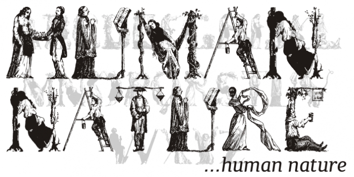 Human Nature font preview