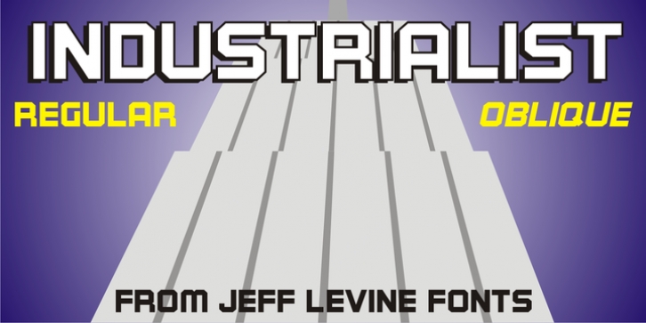 Industrialist JNL font preview