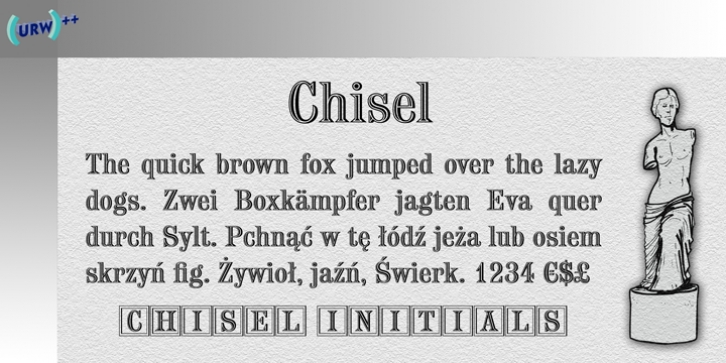 Chisel font preview