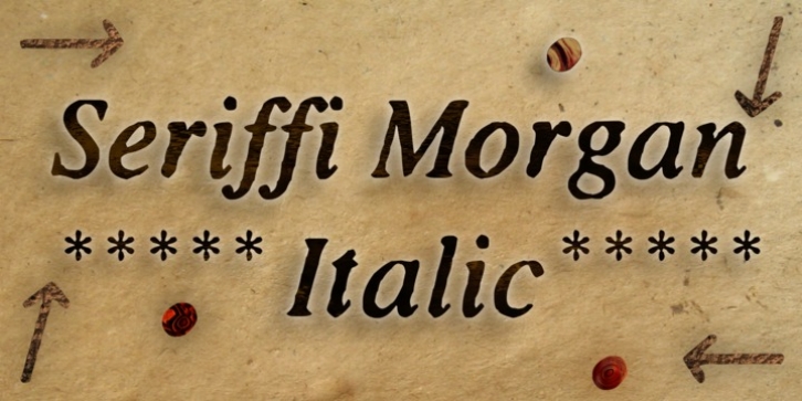 Seriffi Morgan font preview