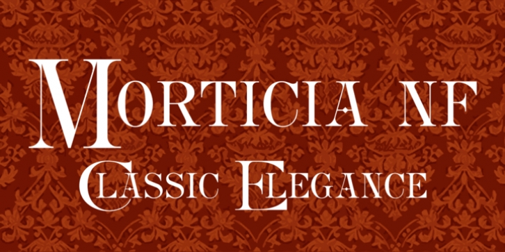 Morticia NF font preview