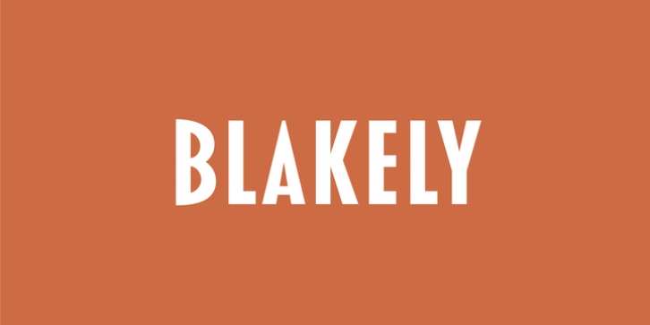 Blakely font preview