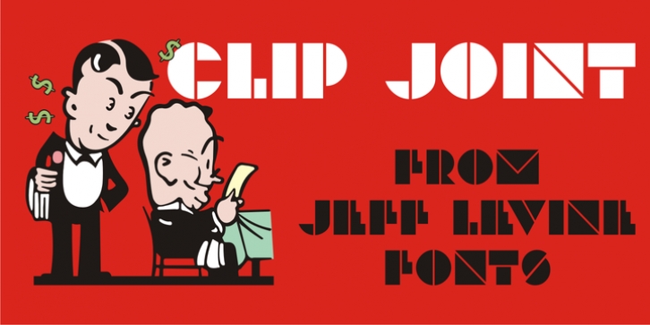 Clip Joint JNL font preview