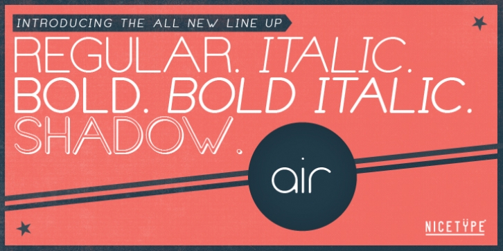 Air font preview