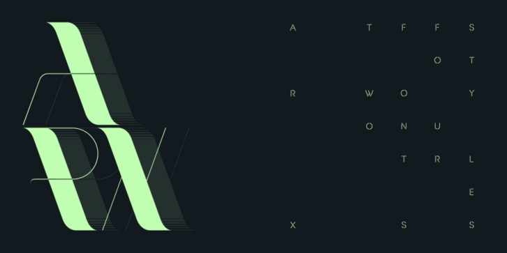Arx font preview