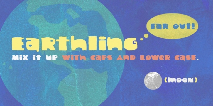 Earthling font preview