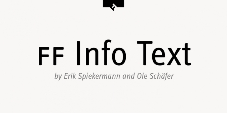 FF Info Text Pro font preview