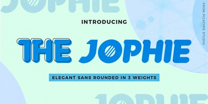 The Jophie Sans font preview