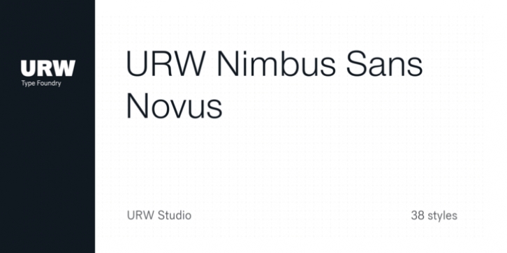 Nimbus Sans Novus font preview