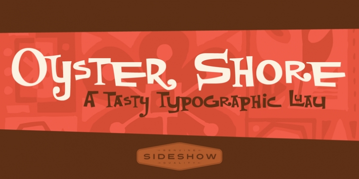 Oyster Shore font preview