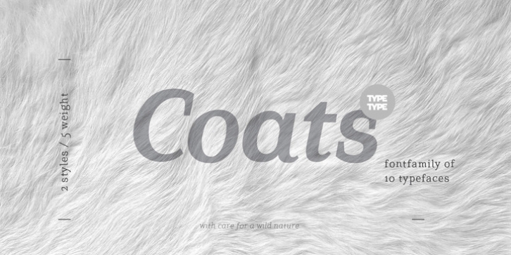 TT Coats font preview