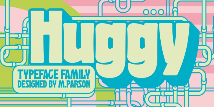 Huggy font preview