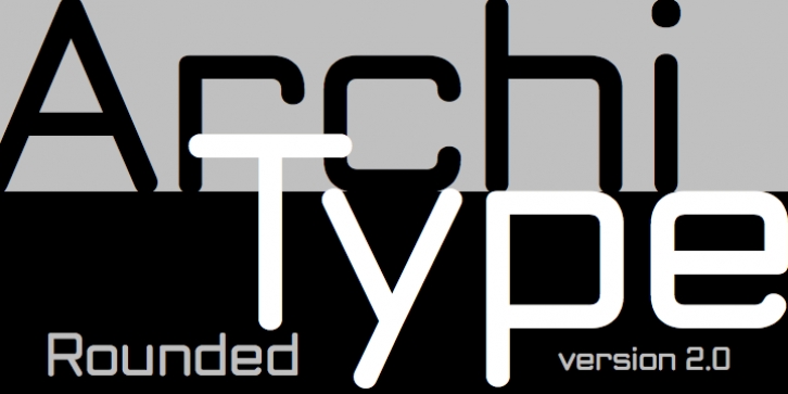 ArchiType Rounded font preview