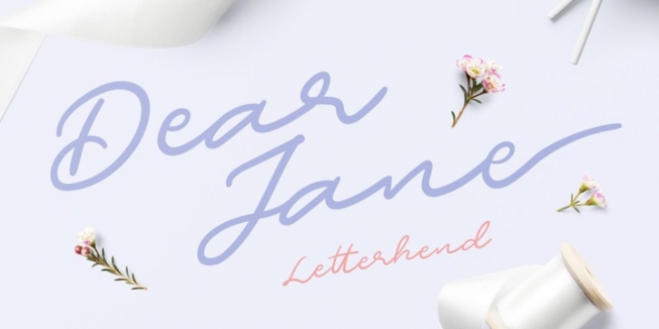 Dear Jane font preview
