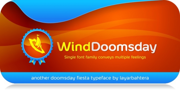 Wind Doomsday font preview
