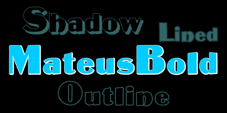 Mateus Bold font preview