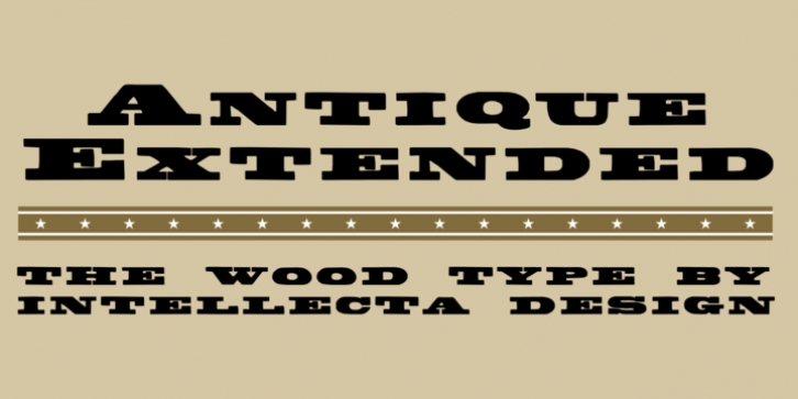Antique Extended font preview
