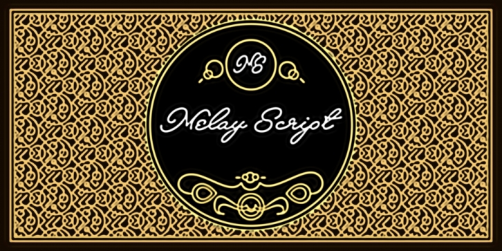 Melay Script font preview