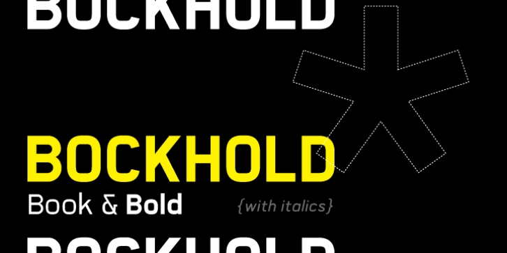 Bockhold font preview