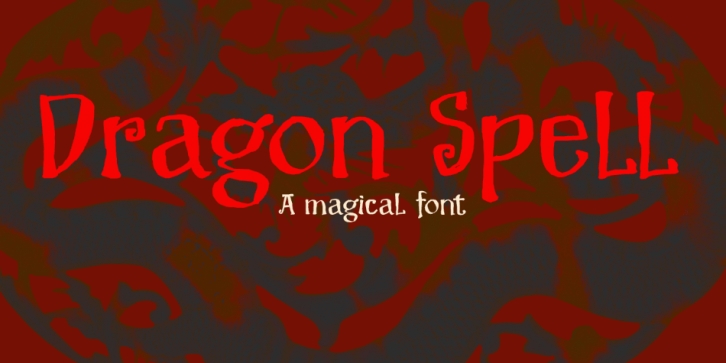 Dragon Spell font preview