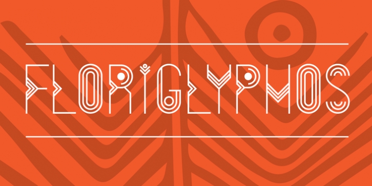 FloriGlyphos font preview