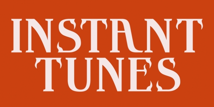 Instant Tunes font preview