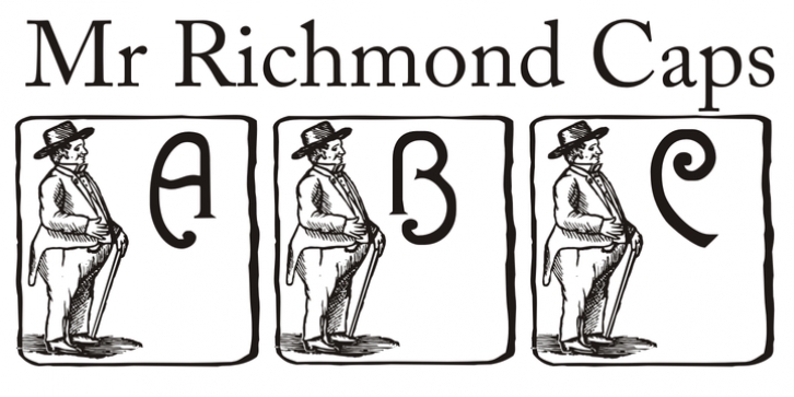 Mr Richmond Caps font preview