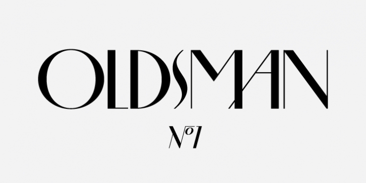 Oldsman No. 1 font preview