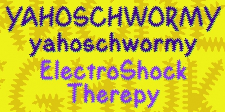 YahoschWormy font preview