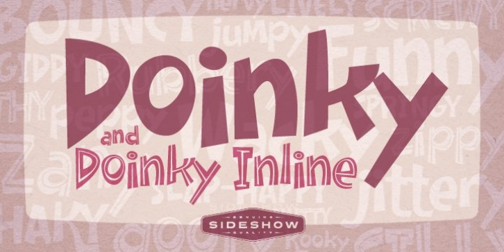 Doinky Inline font preview