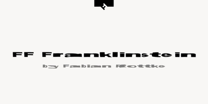 FF Franklinstein font preview