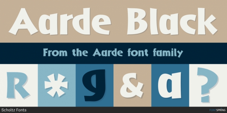 Aarde font preview