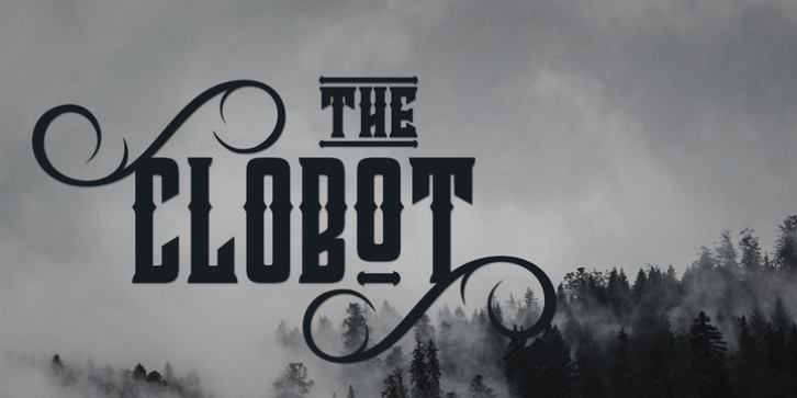 Clobot font preview