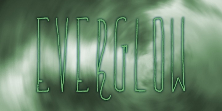 Everglow font preview