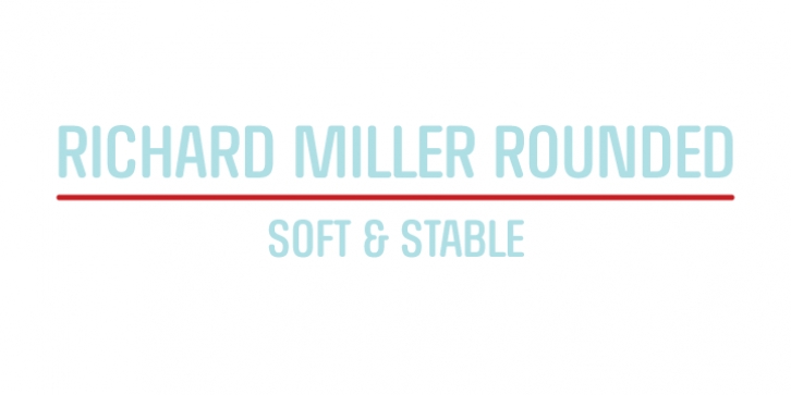 Richard Miller Rounded font preview