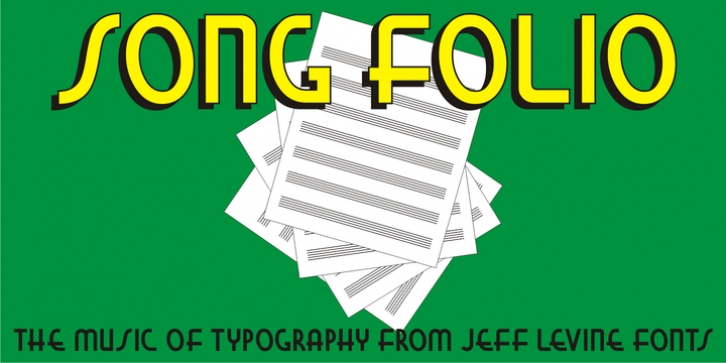 Song Folio JNL font preview