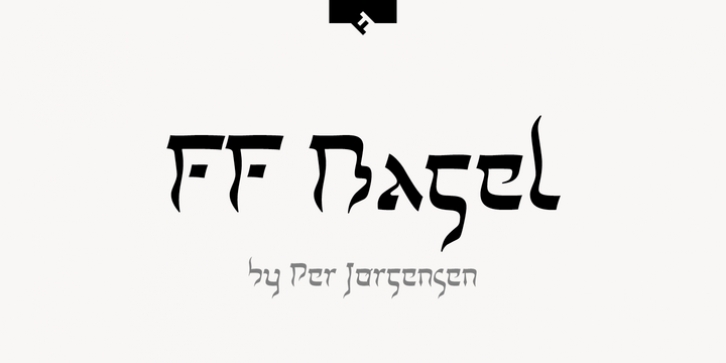 FF Bagel font preview